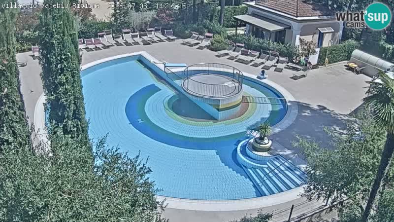 Villaggio Mare Blu pool LIVE webcam Bibione Pineda – Italy