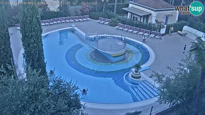 Villaggio Mare Blu pool LIVE webcam Bibione Pineda – Italy