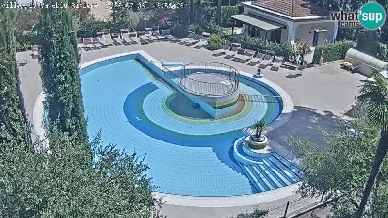 Villaggio Mare Blu Pool LIVE-Webcam Bibione Pineda – Italien