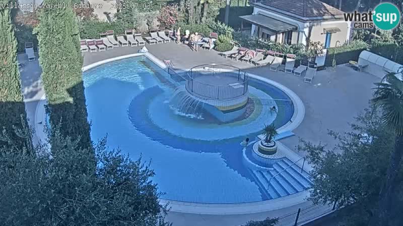 Villaggio Mare Blu piscine LIVE webcam Bibione Pineda – Italie