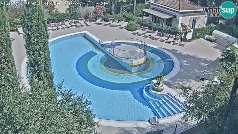 Piscina Villaggio Mare Blu EN VIVO webcam Bibione Pineda – Italia
