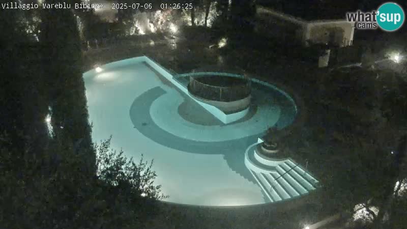 Villaggio Mare Blu bazen UŽIVO web kamera Bibione Pineda – Italija