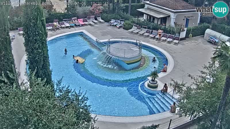 Villaggio Mare Blu Pool LIVE-Webcam Bibione Pineda – Italien