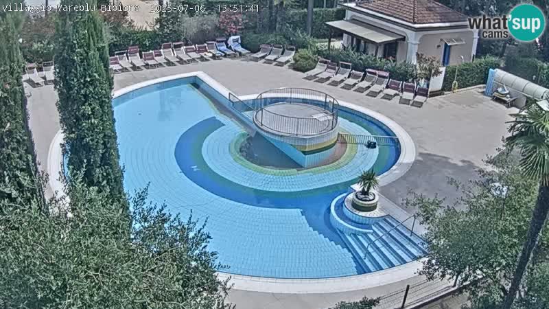 Villaggio Mare Blu pool LIVE webcam Bibione Pineda – Italy