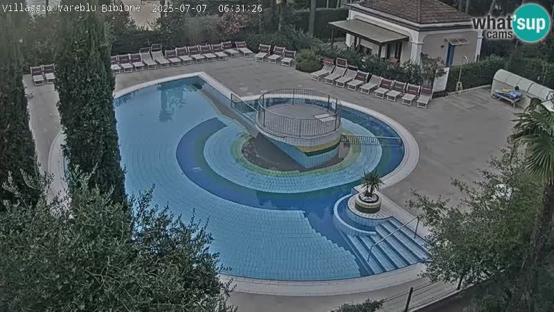 Piscina Villaggio Mare Blu webcam LIVE Bibione Pineda – Italia
