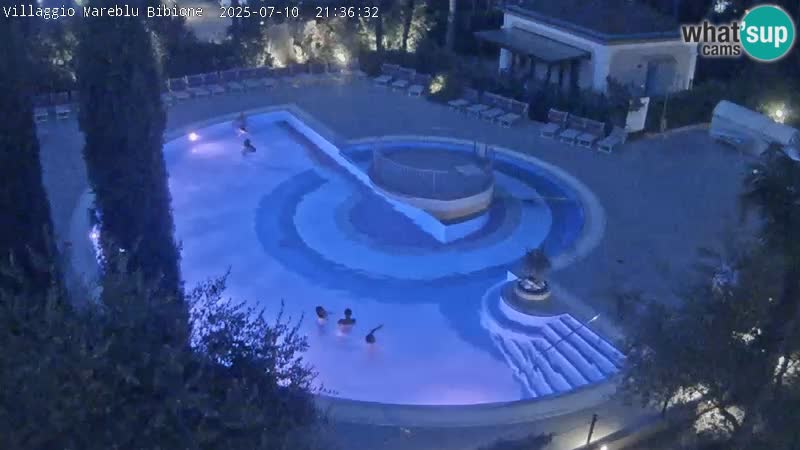 Piscina Villaggio Mare Blu EN VIVO webcam Bibione Pineda – Italia