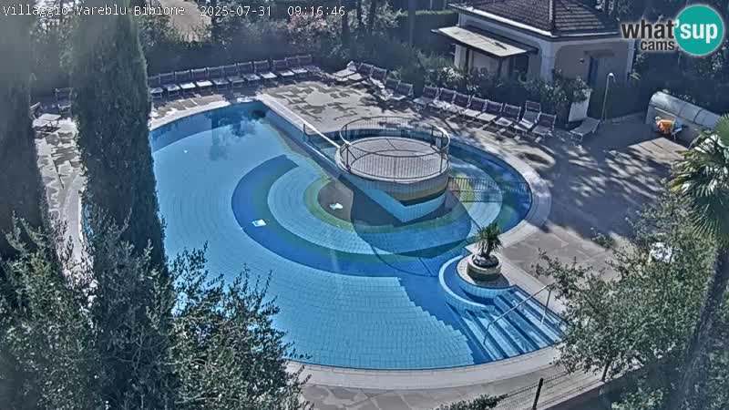 Villaggio Mare Blu pool LIVE webcam Bibione Pineda – Italy