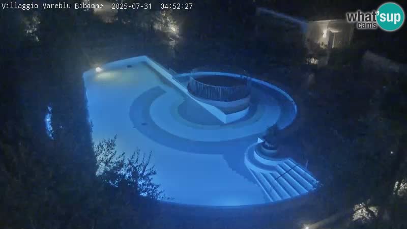 Villaggio Mare Blu bazen Spletna kamera V živo Bibione Pineda – Italija