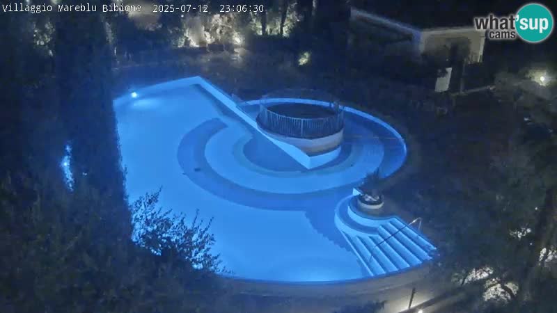 Villaggio Mare Blu bazen Spletna kamera V živo Bibione Pineda – Italija