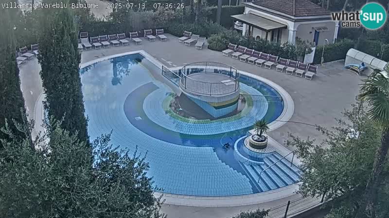 Villaggio Mare Blu pool LIVE webcam Bibione Pineda – Italy