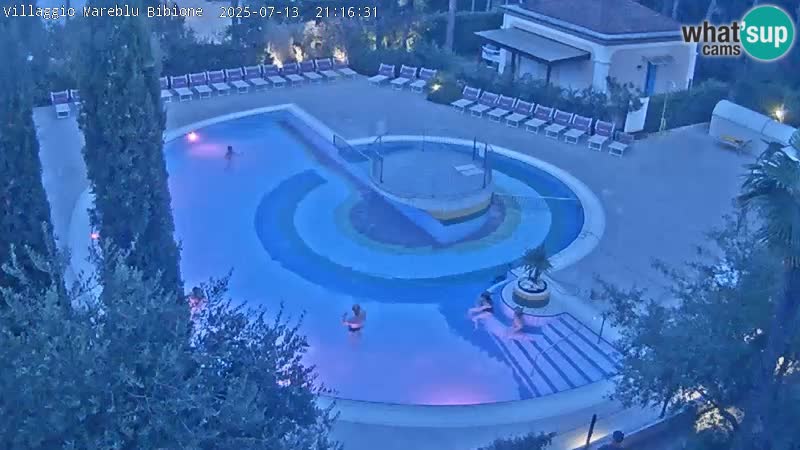 Villaggio Mare Blu piscine LIVE webcam Bibione Pineda – Italie