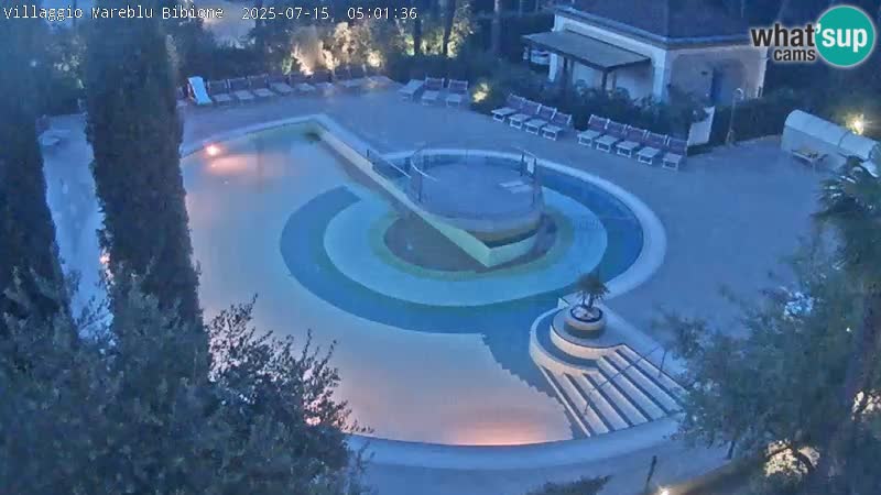 Piscina Villaggio Mare Blu EN VIVO webcam Bibione Pineda – Italia