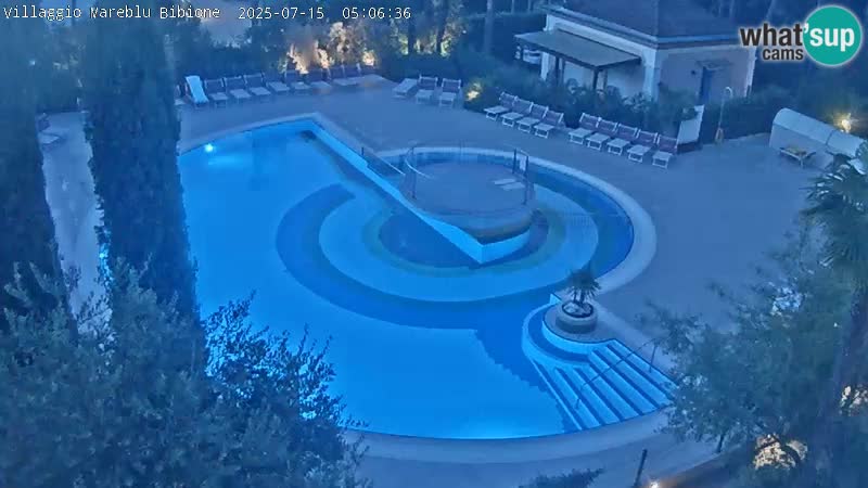 Villaggio Mare Blu piscine LIVE webcam Bibione Pineda – Italie