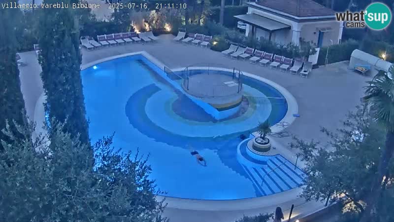 Villaggio Mare Blu piscine LIVE webcam Bibione Pineda – Italie
