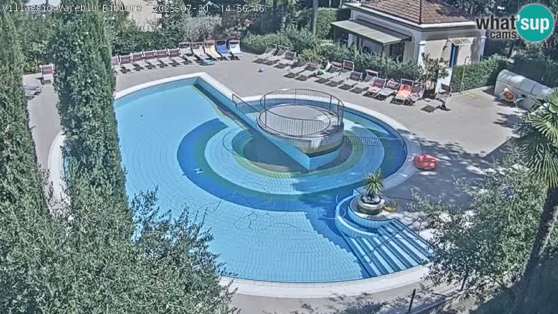 Piscina Villaggio Mare Blu webcam LIVE Bibione Pineda – Italia