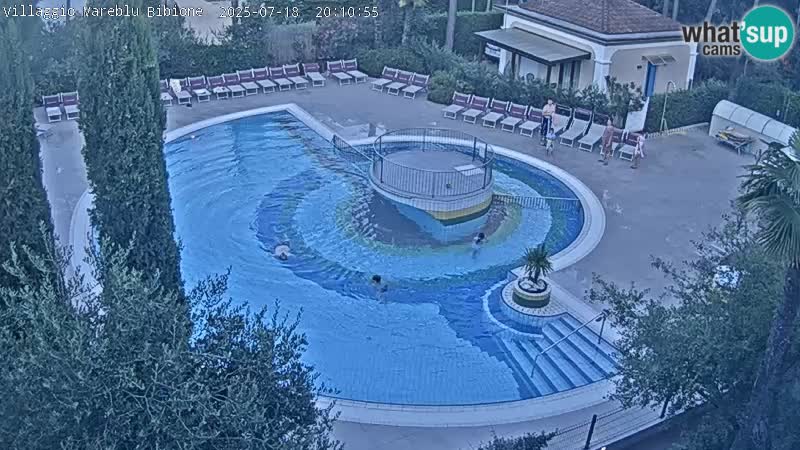 Piscina Villaggio Mare Blu webcam LIVE Bibione Pineda – Italia