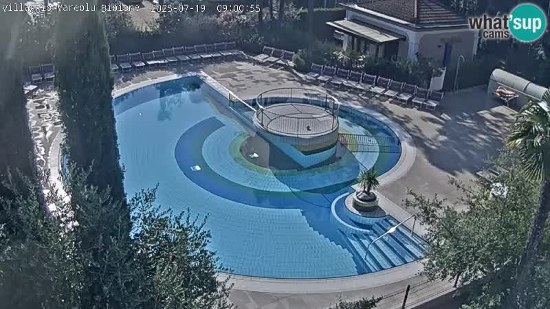 Villaggio Mare Blu pool LIVE webcam Bibione Pineda – Italy