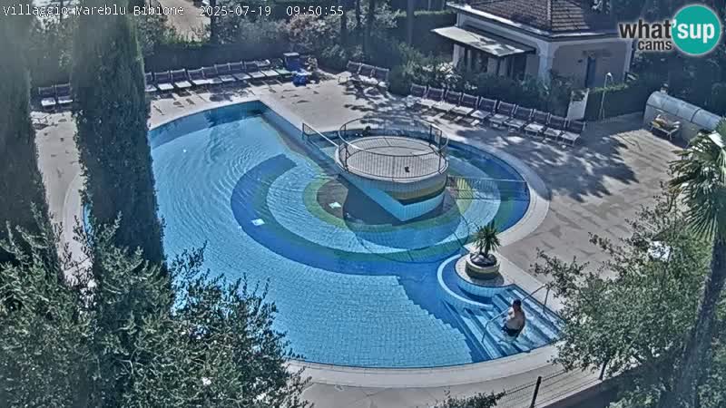 Piscina Villaggio Mare Blu webcam LIVE Bibione Pineda – Italia