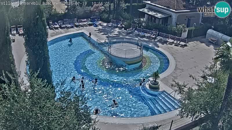 Villaggio Mare Blu Pool LIVE-Webcam Bibione Pineda – Italien