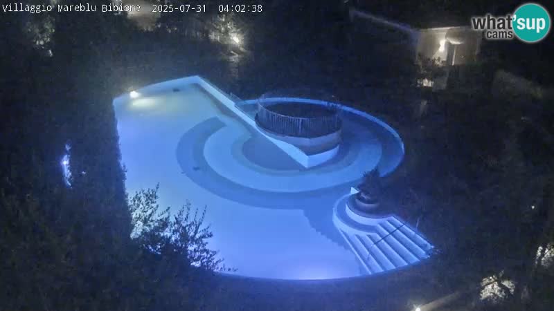 Villaggio Mare Blu bazen Spletna kamera V živo Bibione Pineda – Italija
