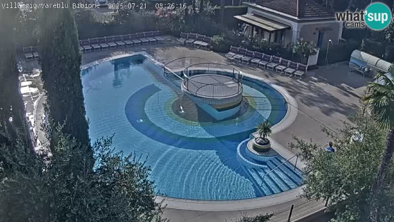 Villaggio Mare Blu pool LIVE webcam Bibione Pineda – Italy