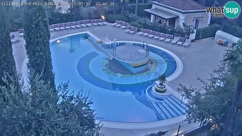 Piscina Villaggio Mare Blu EN VIVO webcam Bibione Pineda – Italia