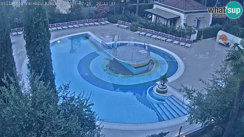 Villaggio Mare Blu pool LIVE webcam Bibione Pineda – Italy