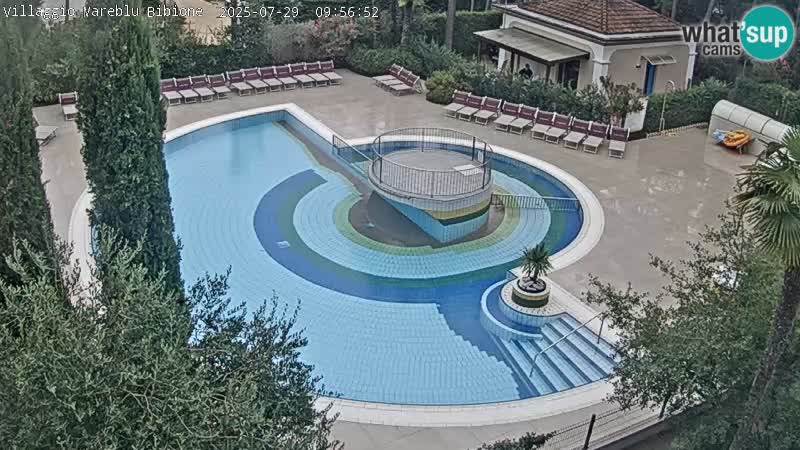 Piscina Villaggio Mare Blu webcam LIVE Bibione Pineda – Italia