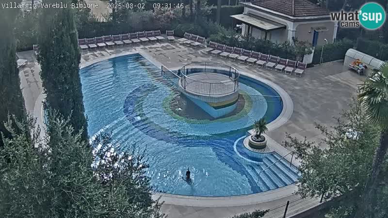 Villaggio Mare Blu piscine LIVE webcam Bibione Pineda – Italie