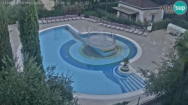 Villaggio Mare Blu pool LIVE webcam Bibione Pineda – Italy