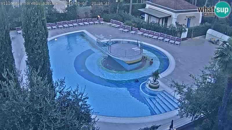 Villaggio Mare Blu Pool LIVE-Webcam Bibione Pineda – Italien