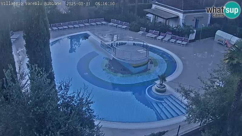 Villaggio Mare Blu Pool LIVE-Webcam Bibione Pineda – Italien