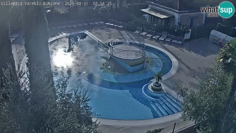 Piscina Villaggio Mare Blu EN VIVO webcam Bibione Pineda – Italia