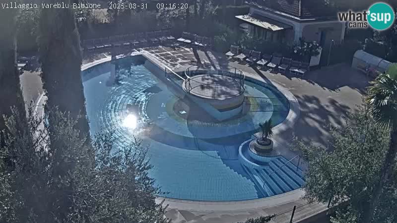 Piscina Villaggio Mare Blu EN VIVO webcam Bibione Pineda – Italia