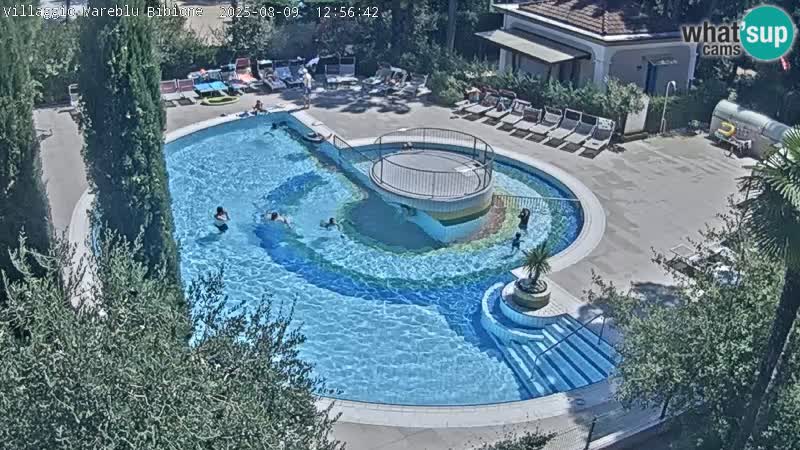 Villaggio Mare Blu pool LIVE webcam Bibione Pineda – Italy