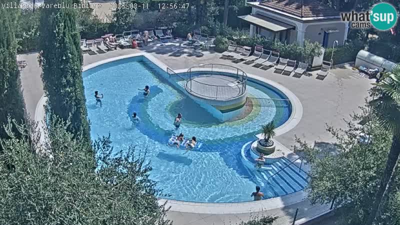 Villaggio Mare Blu Pool LIVE-Webcam Bibione Pineda – Italien