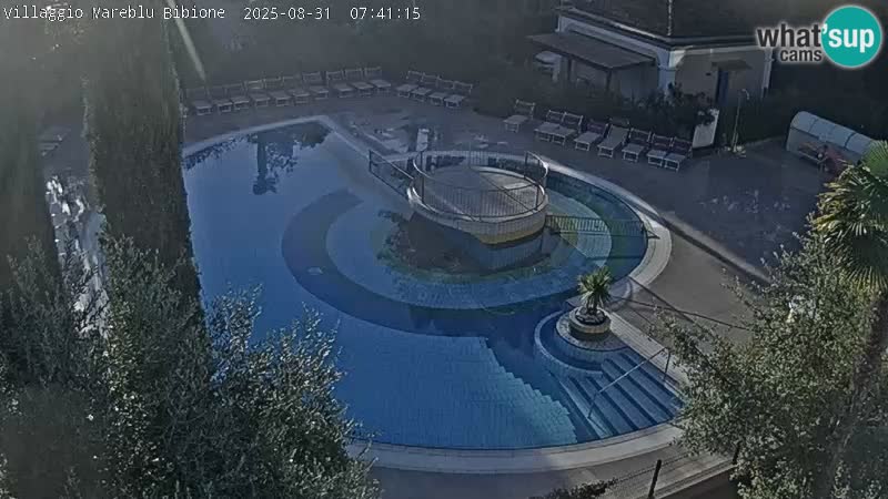 Villaggio Mare Blu bazen Spletna kamera V živo Bibione Pineda – Italija