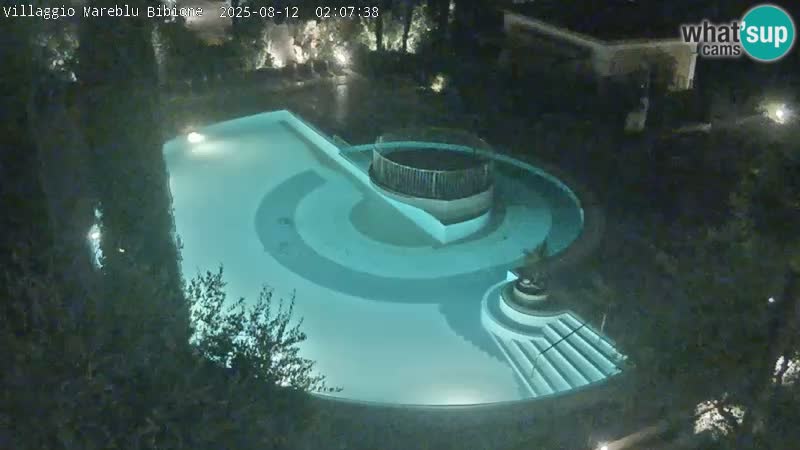 Villaggio Mare Blu bazen UŽIVO web kamera Bibione Pineda – Italija