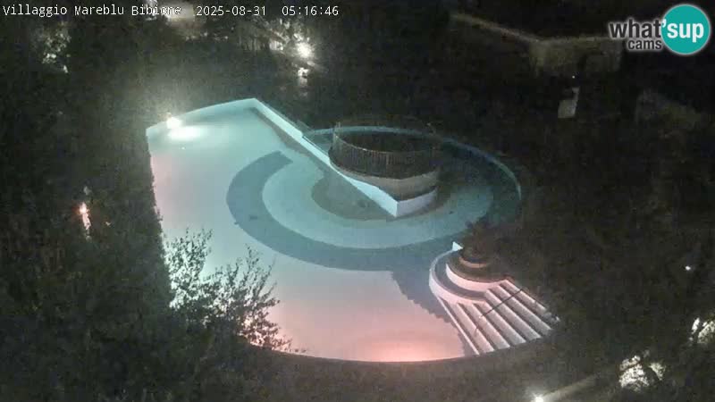 Villaggio Mare Blu bazen Spletna kamera V živo Bibione Pineda – Italija