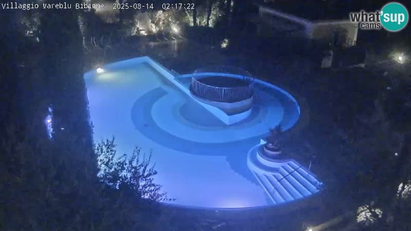 Villaggio Mare Blu bazen UŽIVO web kamera Bibione Pineda – Italija