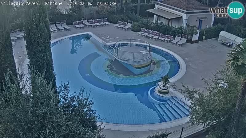 Piscina Villaggio Mare Blu EN VIVO webcam Bibione Pineda – Italia