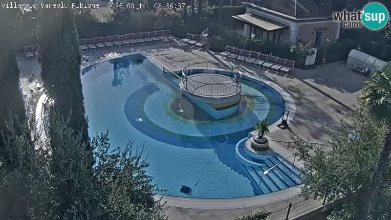 Villaggio Mare Blu piscine LIVE webcam Bibione Pineda – Italie