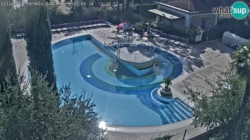 Villaggio Mare Blu piscine LIVE webcam Bibione Pineda – Italie