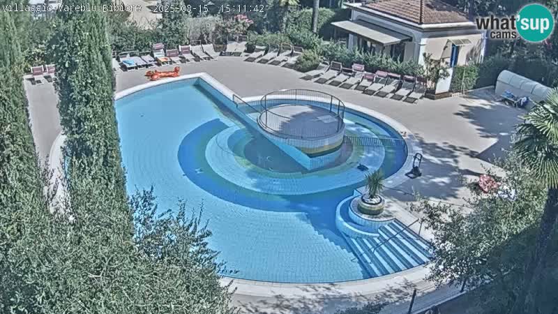 Piscina Villaggio Mare Blu EN VIVO webcam Bibione Pineda – Italia