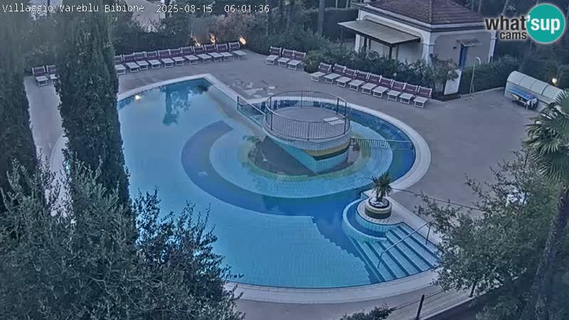 Villaggio Mare Blu Pool LIVE-Webcam Bibione Pineda – Italien