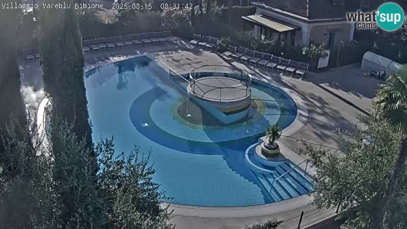 Piscina Villaggio Mare Blu EN VIVO webcam Bibione Pineda – Italia