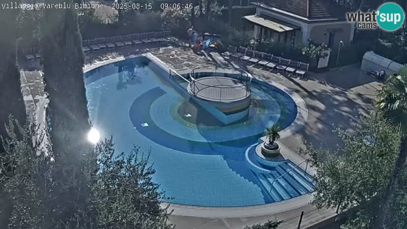 Villaggio Mare Blu piscine LIVE webcam Bibione Pineda – Italie