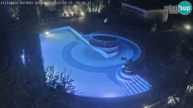 Piscina Villaggio Mare Blu webcam LIVE Bibione Pineda – Italia
