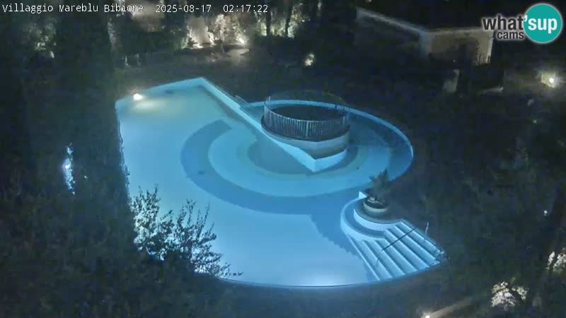 Villaggio Mare Blu bazen Spletna kamera V živo Bibione Pineda – Italija