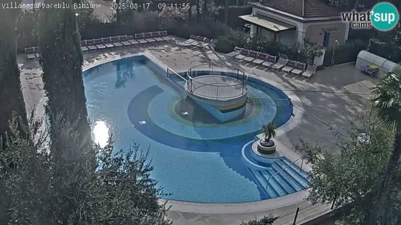Piscina Villaggio Mare Blu webcam LIVE Bibione Pineda – Italia